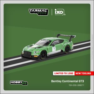 Tarmac Works Bentley Continental GT3 Blancpain GT Series 2018 Testing Livery
