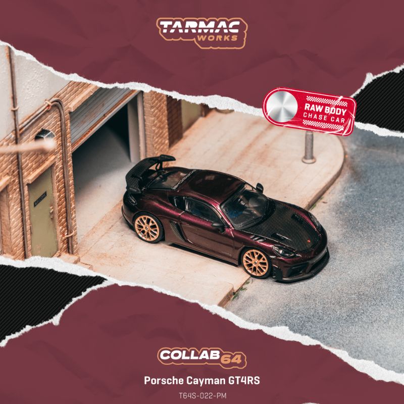 Tarmac Works Porsche Cayman GT4RS Amethyst Metallic Tarmac Works Porsche Cayman GT4RS Amethyst Metallic