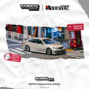 Tarmac Works VERTEX Toyota Aristo JZS161 Silver