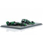 Spark Model KICK Sauber F1 Team C44 #24 & #77 Abu Dhabi GP 2024 Zhou Guanyu and Valtteri Bottas - Image 3