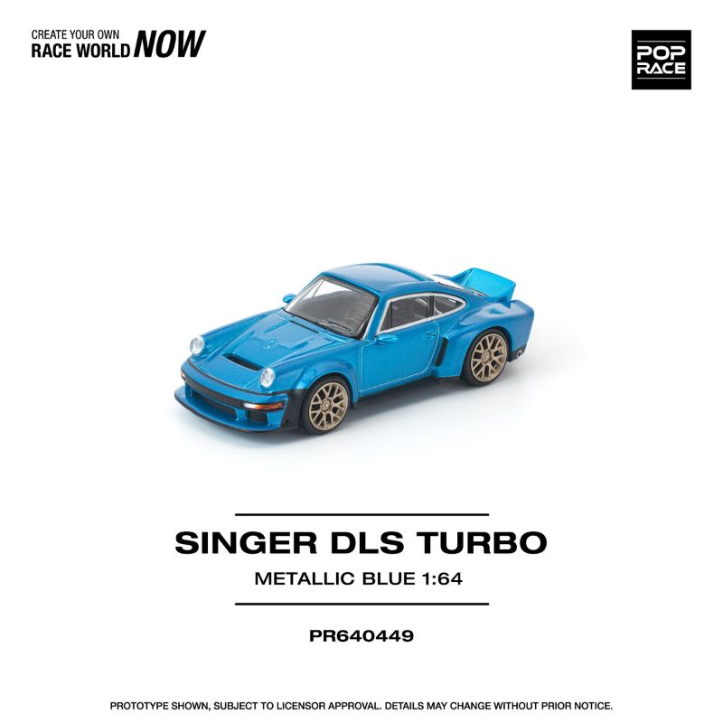 Pop Race Singer DLS Turbo Metallic Blue Pop Race Singer DLS Turbo Metallic Blue