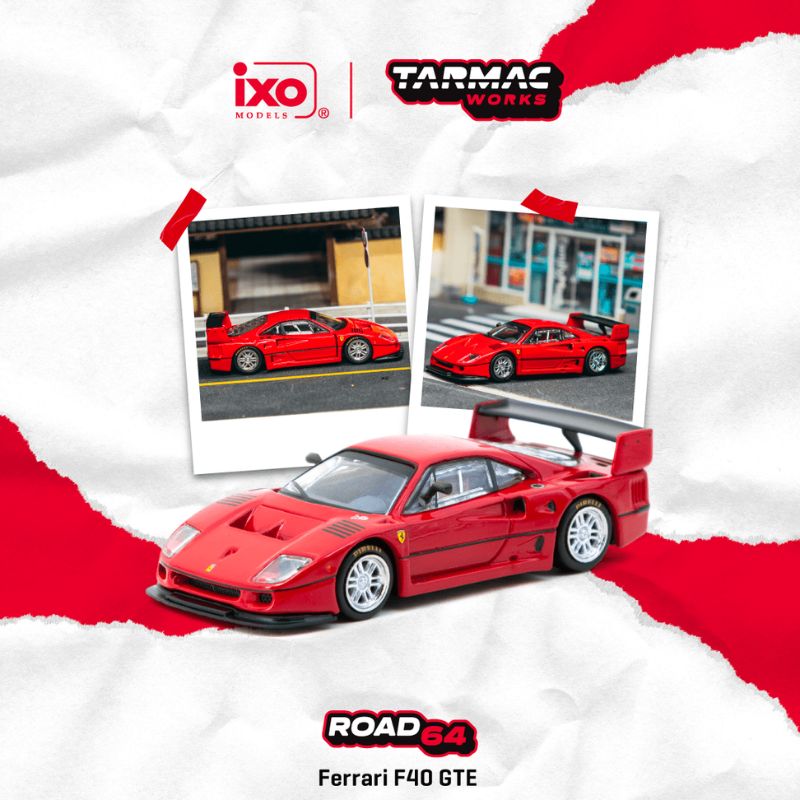 Tarmac Works Ferrari F40 GTE Red