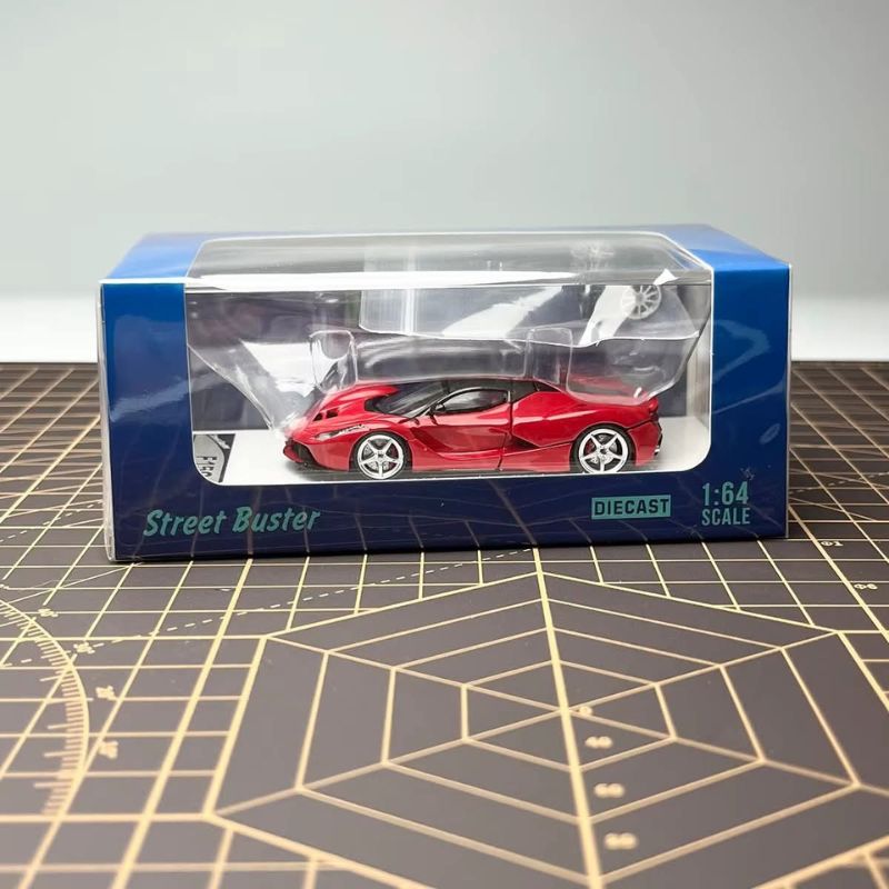 Ferrari LaFerrari (F150) Red Coupe by Street Buster - MINIATURE