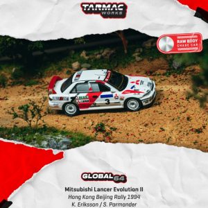 Tarmac Works Mitsubishi Lancer Evolution II Hong Kong Beijing Rally 1994 #3