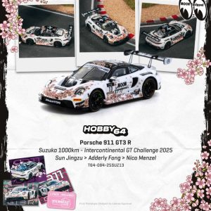 Tarmac Works Porsche 911 GT3 R Suzuka 1000km Intercontinental GT Challenge 2025 Phantom Global Racing