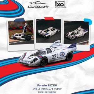 Tarmac Works Porsche 917 KH 24h Le Mans 1971 Winner #22 Race finished