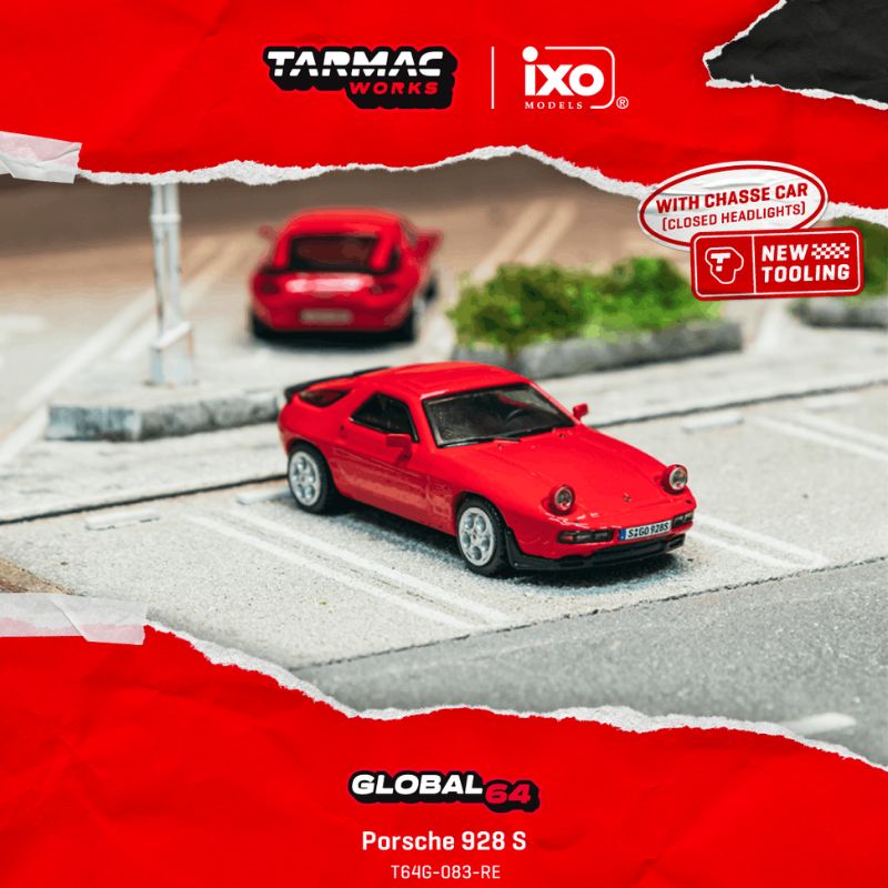 Tarmac Works Porsche 928 S Red