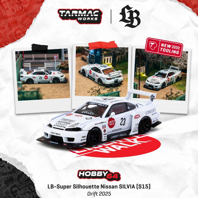 Tarmac Works LB-Super Silhouette Nissan SILVIA (S15) Drift 2025