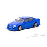 (Pre-Order) Tarmac Works URAS Skyline ER34 Blue (ETA- Sept2026) - Image 4