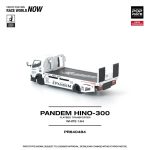 (Pre-Order) Pop Race PANDEM Hino 300 Flatbed Transporter White (Oct2026) - Image 3