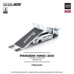 (Pre-Order) Pop Race PANDEM Hino 300 Flatbed Transporter White (Oct2026) - Image 4