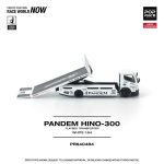 (Pre-Order) Pop Race PANDEM Hino 300 Flatbed Transporter White (Oct2026) - Image 5