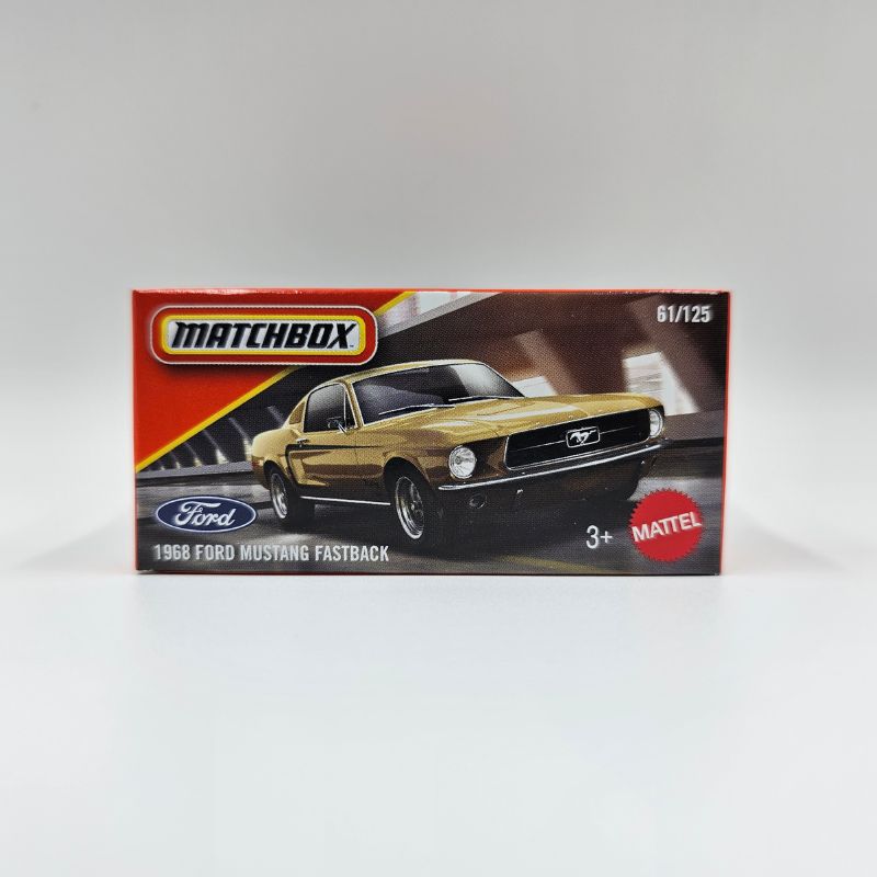 Matchbox 2026 Mainline 1968 Ford Mustang Fastback Gold Matchbox 2026 Mainline 1968 Ford Mustang Fastback Gold