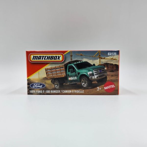 Matchbox Ranger Station Matchbox 2026 Mainline 1974 Ford F-100 Ranger Green - MINIATURE TOY SHOP