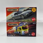Matchbox 2026 Mainline 2002 Mazda RX-7 Spirit R Silver and Blaze Blaster 3 Yellow