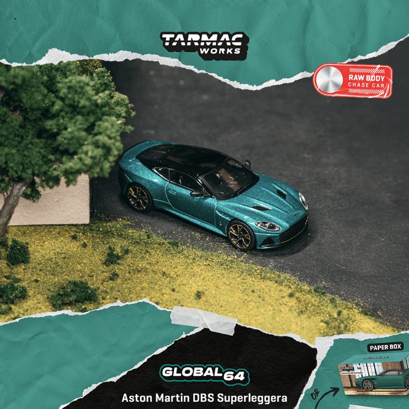 Tarmac Works Aston Martin DBS Superleggera Green Metallic