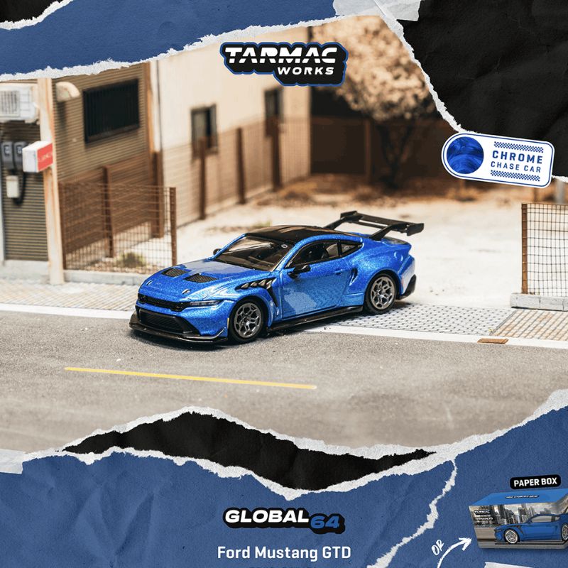 Tarmac Works Ford Mustang GTD Blue
