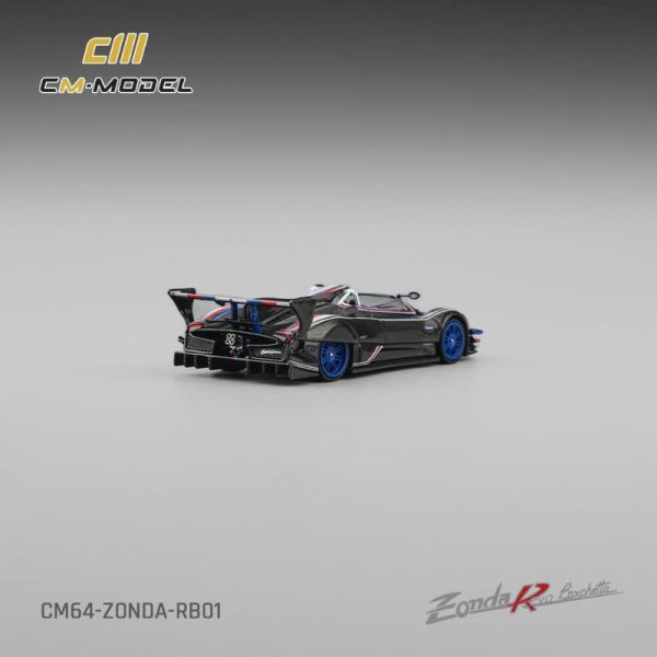 CM Model Pagani Zonda R Evo Barchetta Carbon Black - MINIATURE TOY SHOP