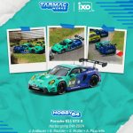 Tarmac Works Porsche 911 GT3 R Nürburgring 24h 2024 Green Blue