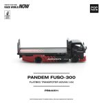 (Pre-Order) Pop Race PANDEM FUSO 300 Flatbed Transporter ADVAN (Oct2026) - Image 3