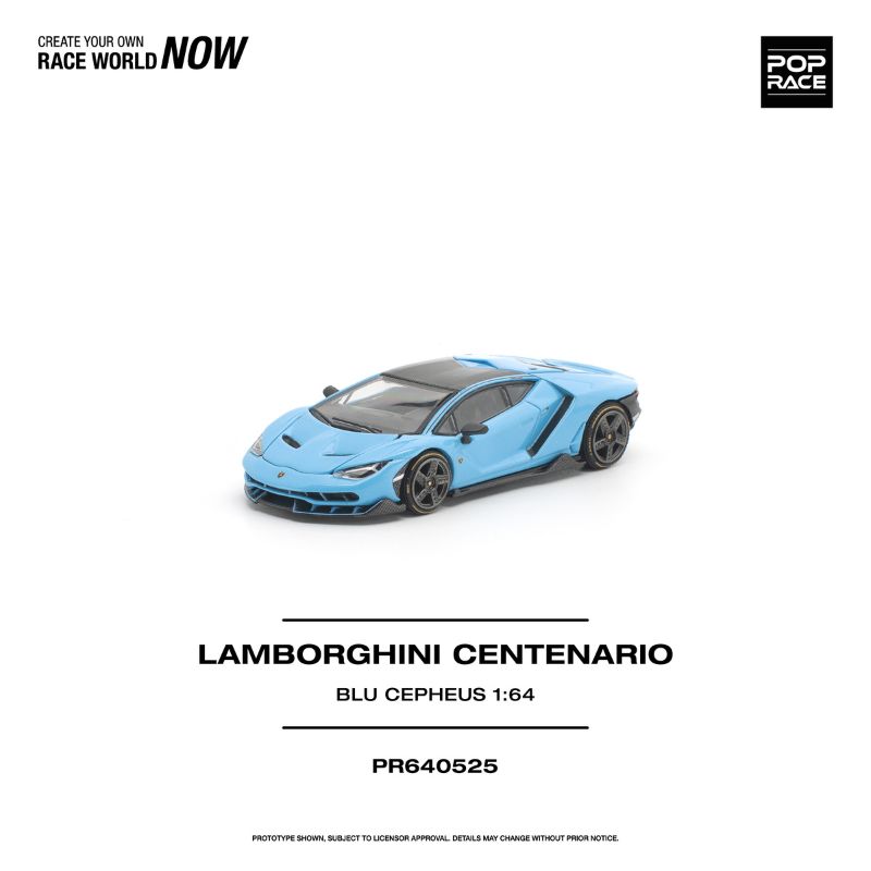 Pop Race Lamborghini Centenario Blu Cepheus Pop Race Lamborghini Centenario Blu Cepheus