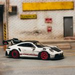 (Pre-Order) Tarmac Works Porsche GT3RS (992.1) MR White Red (ETA- Dec2026) - Image 2