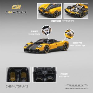 CM Model Pagani Utopia Giallo Ginevra