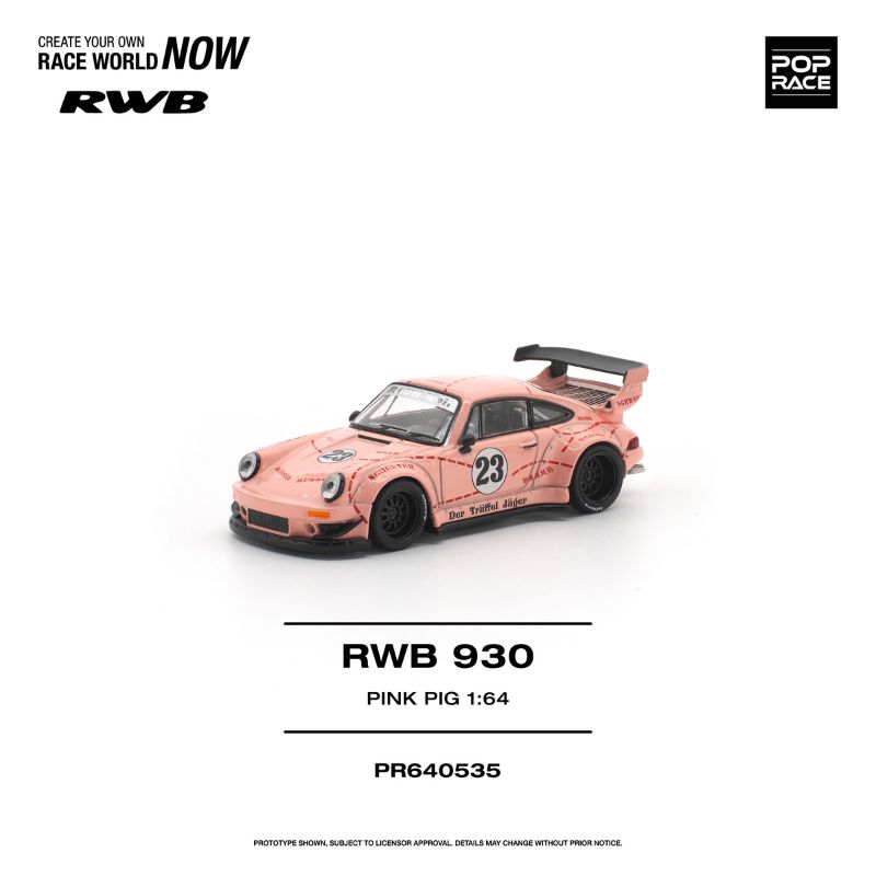 Pop Race RWB 930 Pink Pig Pop Race RWB 930 Pink Pig