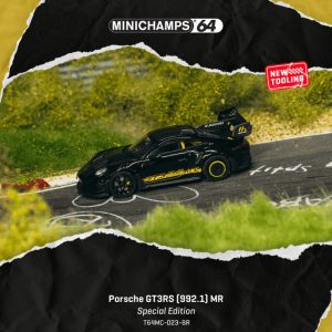 Tarmac Works Porsche GT3RS (992.1) MR Black Yellow