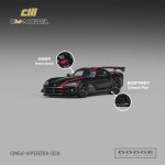 CM Model Dodge Viper ACR(ZBII) Black with Red Racing Stripes
