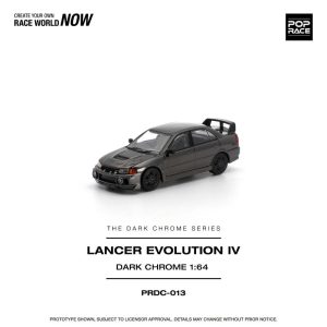 Pop Race Lancer Evolution IV Dark Chrome