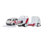 Hot Wheels Premium Aero Lift Hauler White Red - Image 2