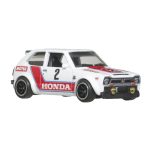 Hot Wheels Premium 73 Honda Civic Custom White Red - Image 3