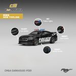 CM Model Ford Mustang Dark Horse Police Car