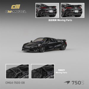 CM Model Mclaren 750S Spider Onyx Black