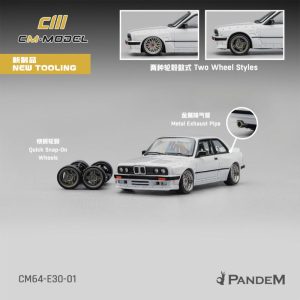 CM Model Pandem BMW M3 E30 Pearl White