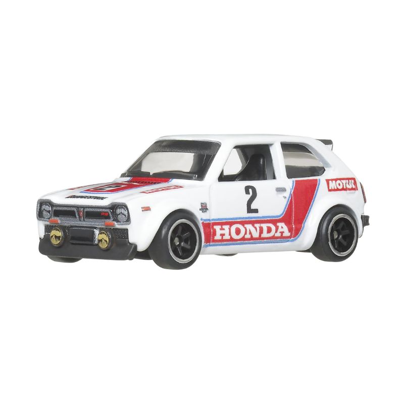 Hot Wheels Premium 73 Honda Civic Custom White Red Hot Wheels Premium 73 Honda Civic Custom White Red