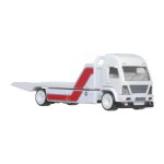 Hot Wheels Premium Aero Lift Hauler White Red