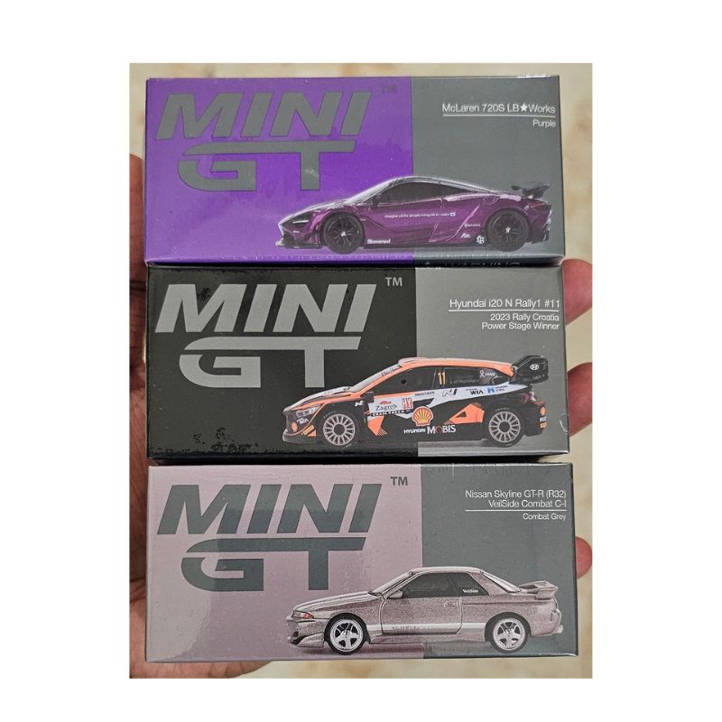 MINI GT Set of 3 McLaren, Hyundai and Nissan MINI GT Set of 3 McLaren, Hyundai and Nissan
