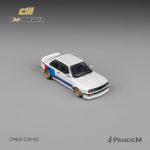 CM Model Pandem BMW M3 E30 Alpine White with M Tri-Stripes - Image 4