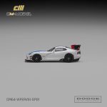 (Pre-Order) CM Model Dodge Viper VXI ACR White Blue (March2027) - Image 5