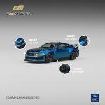 CM Model Ford Mustang Dark Horse Blue Ember Metallic