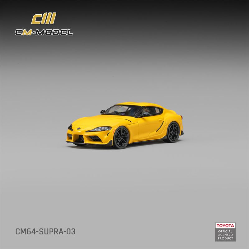 CM Model Toyota GR Supra Nitro Yellow