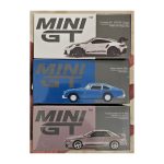 MINI GT Porsche 911, Aston Martin DB5 and Nissan Veilside Set
