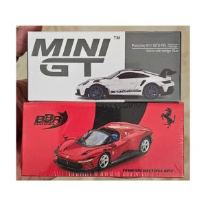 MINI GT Porsche 911 and BBR Ferrari SP3 Set
