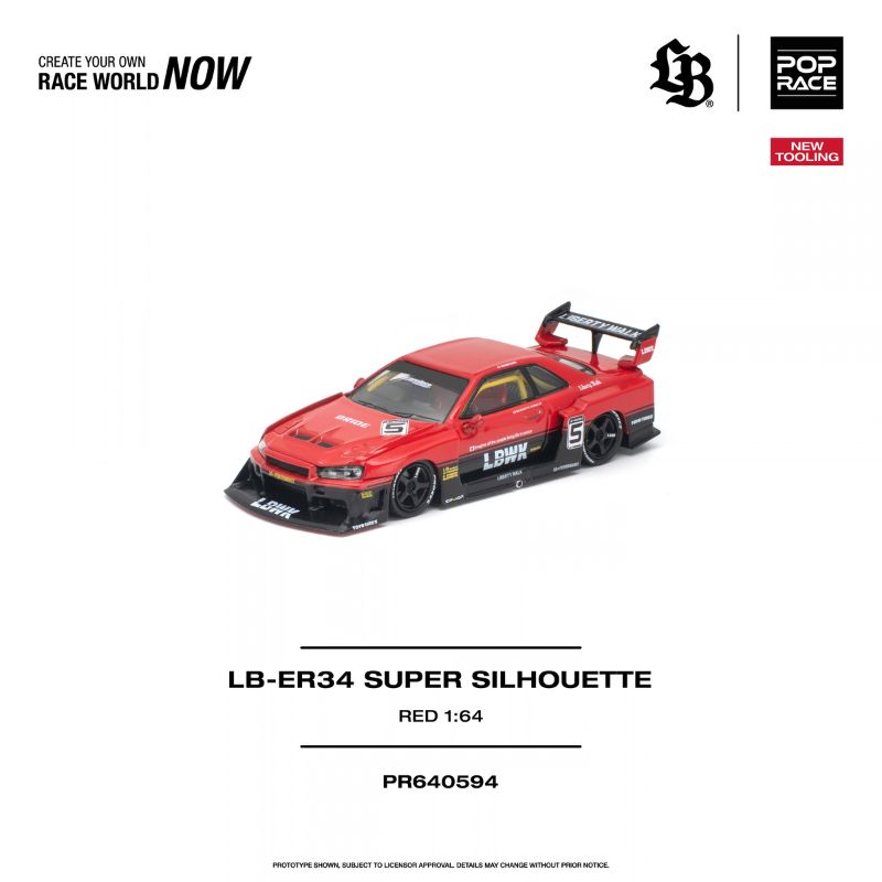 Pop Race LB-ER34 Super Silhouette Red
